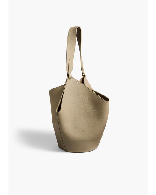 Khaite Metallic Small Lotus Tote