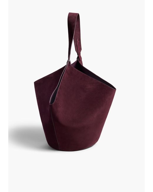 Khaite Purple Medium Lotus Tote