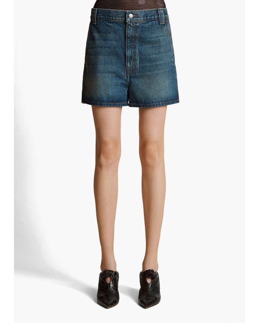 Khaite Blue Bacalo Short