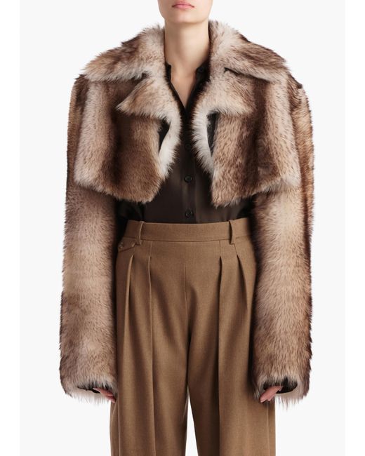 Khaite Natural Exclusive Stallone Shearling Jacket