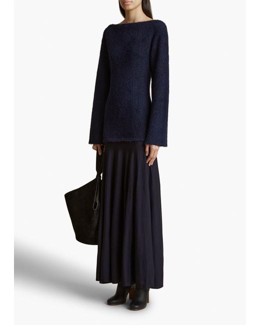 Khaite Blue Xenia Dress