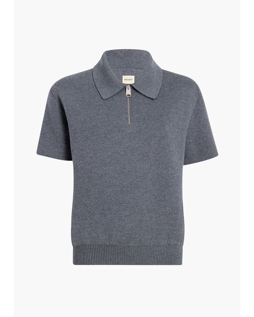 Khaite Gray Gulliame Top