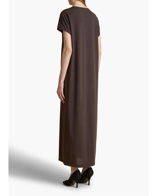 Khaite Brown Verda Dress