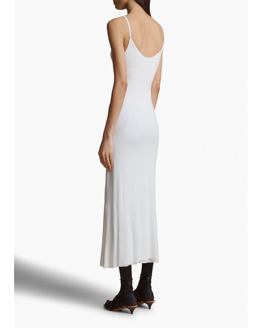 Khaite White Leesal Dress