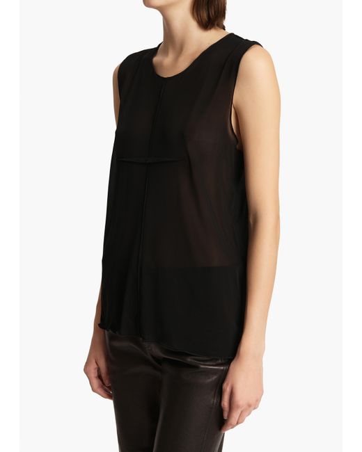 Khaite Black Allo Top