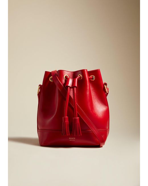Khaite The Small Cecilia Crossbody Bag in Red | Lyst