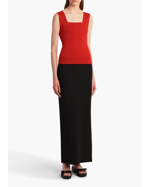 Khaite Red Exclusive Sani Top