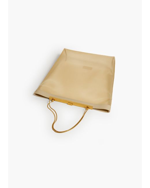 Khaite Natural Augusta Chain Tote