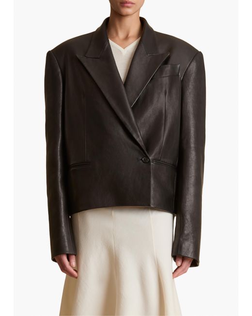 Khaite Black Tonni Blazer