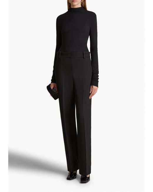 Khaite Black Cambie Pant