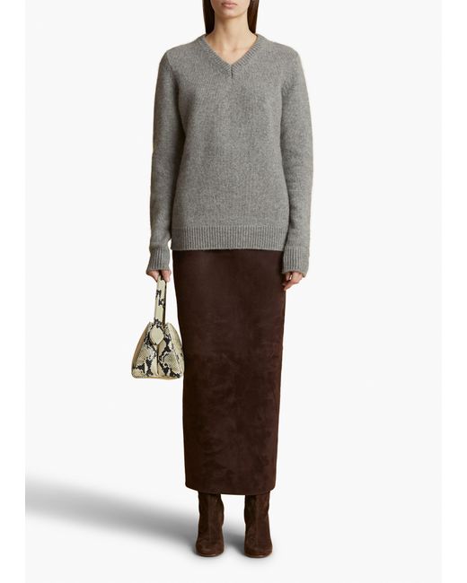 Khaite Gray Inga Sweater