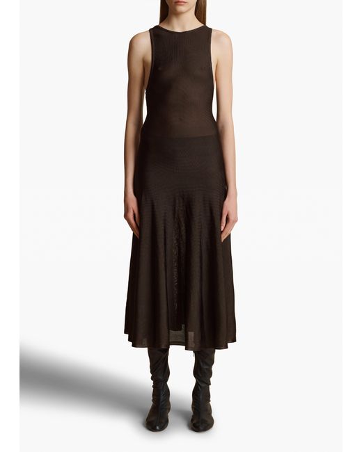 Khaite Black Hencil Dress
