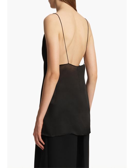 Khaite Black Talsie Top