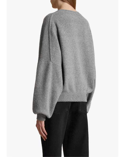 Khaite Gray Margaux Sweater