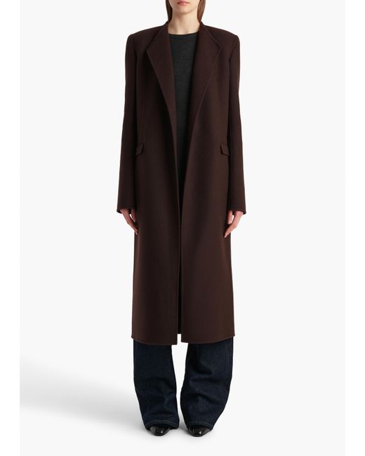 Khaite Black Jelson Coat