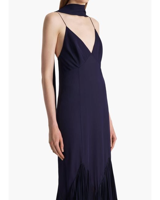 Khaite Blue Candita Dress