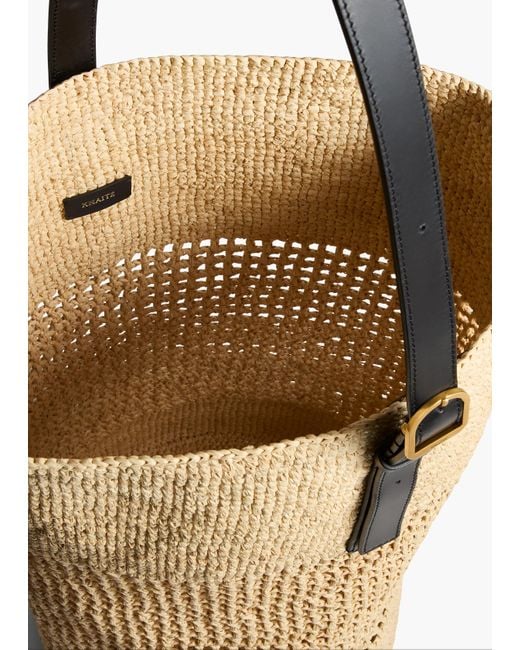 Khaite White Billie Bucket Bag