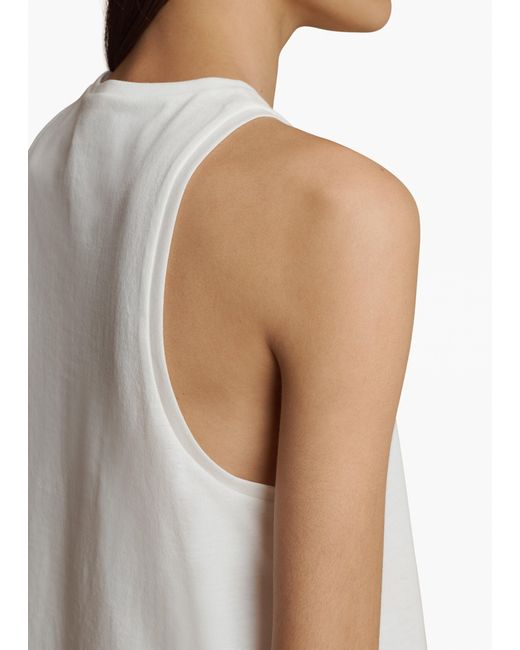 Khaite White Netta Top