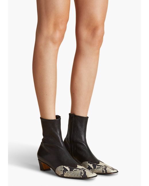 Khaite White Nevada Stretch Low Boot