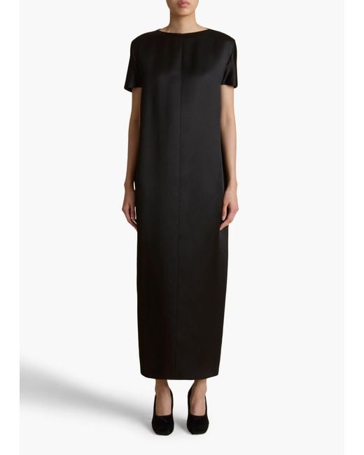 Khaite Black Webster Dress