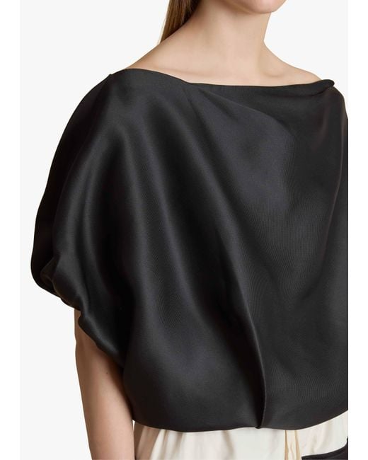 Khaite Black Niles Top