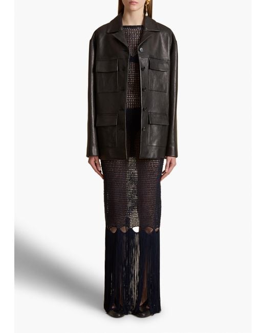 Khaite Black Morsson Jacket