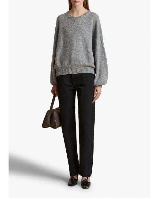 Khaite Gray Margaux Sweater
