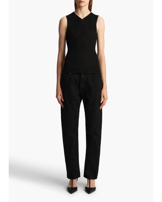 Khaite Black Renato Top