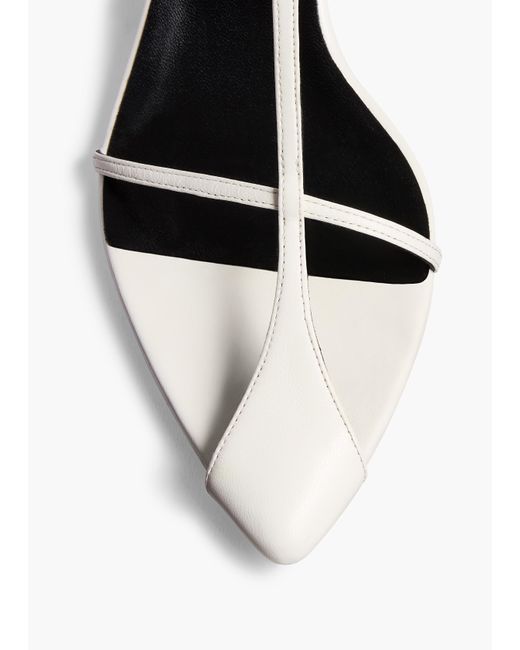 Khaite White Bella Sandal
