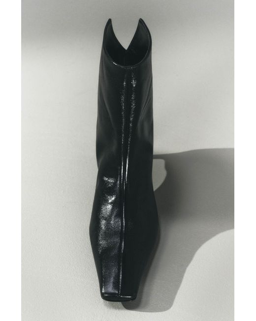 Khaite Black Ona Ankle Boot