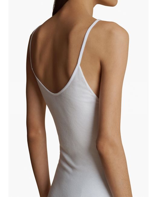 Khaite White Leesal Dress