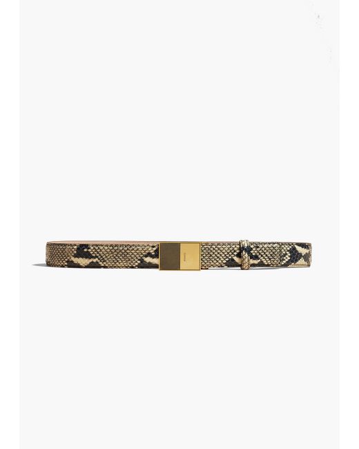 Khaite White Elio Belt