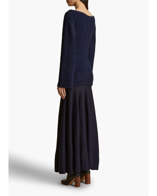 Khaite Blue Xenia Dress