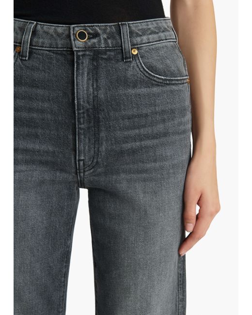 Khaite Gray Danielle Stretch Jean