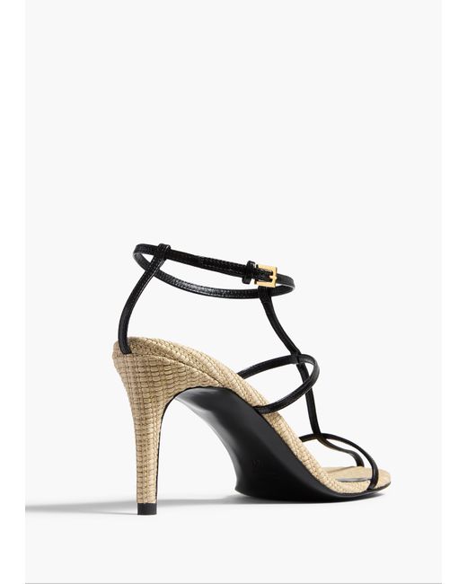 Khaite White Cage Sandal