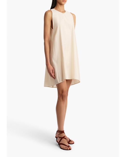 Khaite White Clay Dress