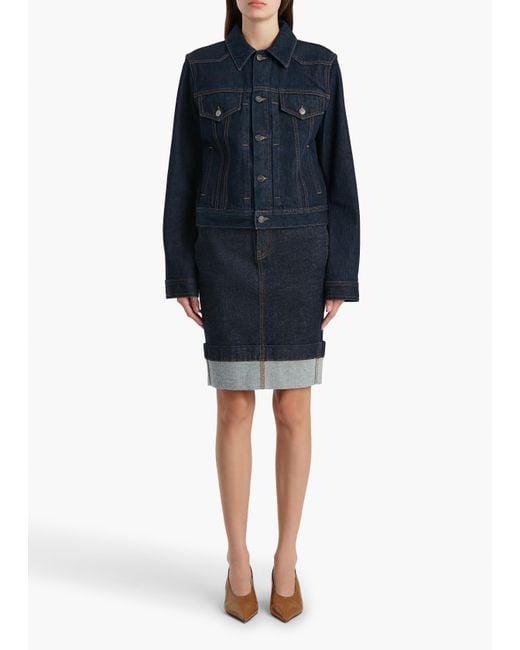 Khaite Blue Augustine Jacket