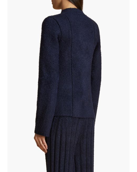 Khaite Blue Aeson Jacket
