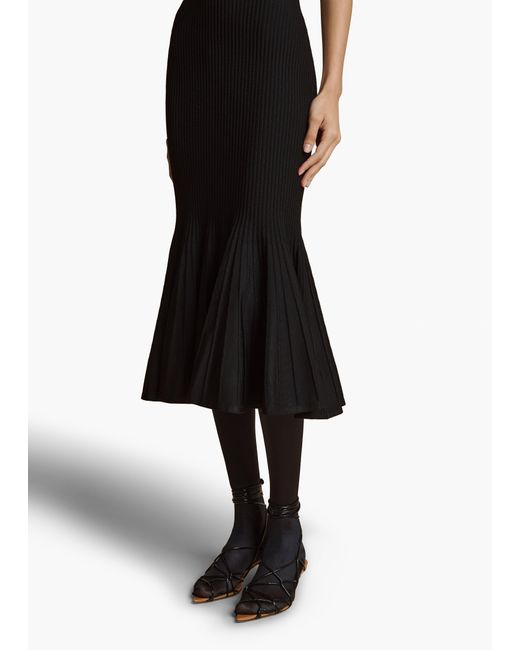Khaite Black Queen Dress