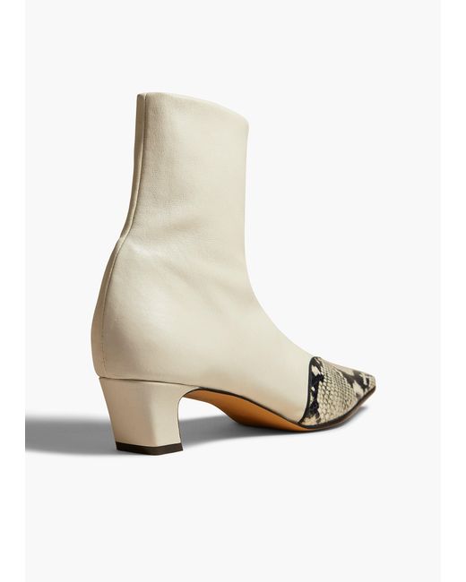 Khaite White Nevada Stretch Low Boot