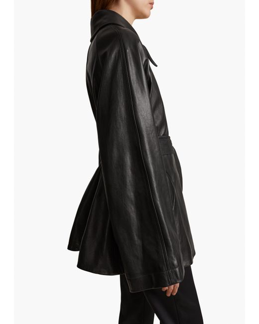 Khaite Black Micky Coat