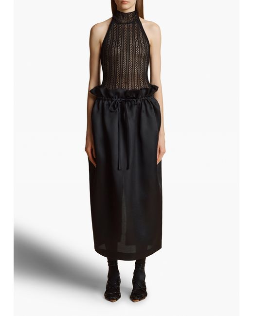 Khaite Black Benedetta Top