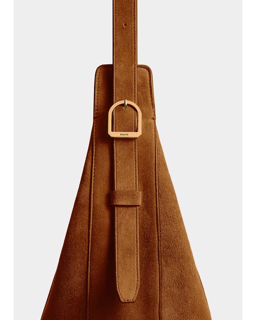 Khaite Brown Augustina Hobo