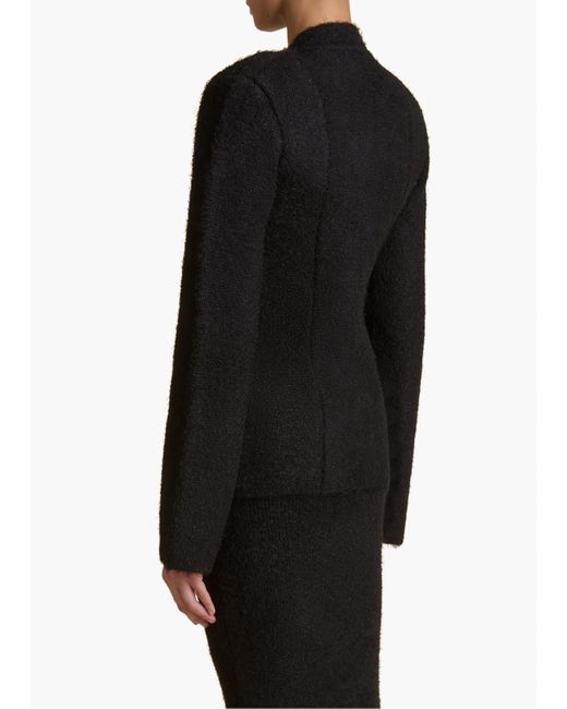 Khaite Black Aeson Jacket