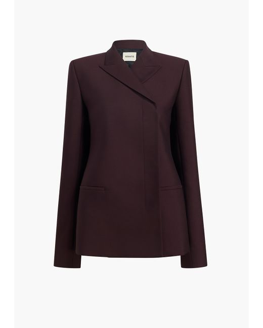Khaite Purple Silvannah Jacket