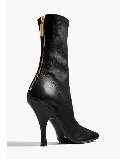 Khaite Black Eva Mid Calf Boot