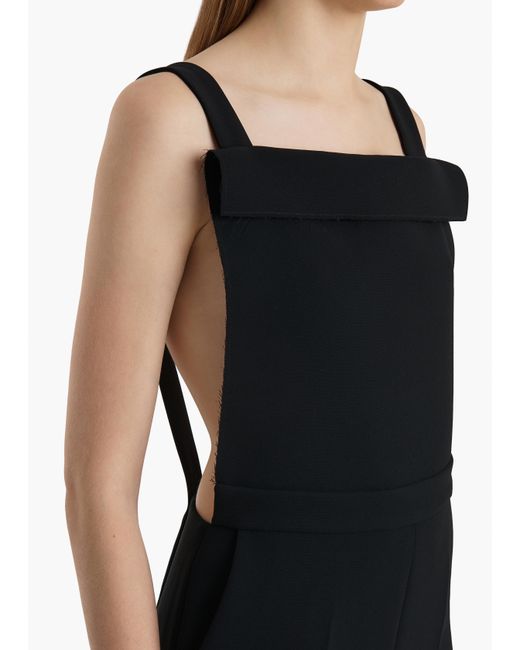 Khaite Black Rae Dungaree