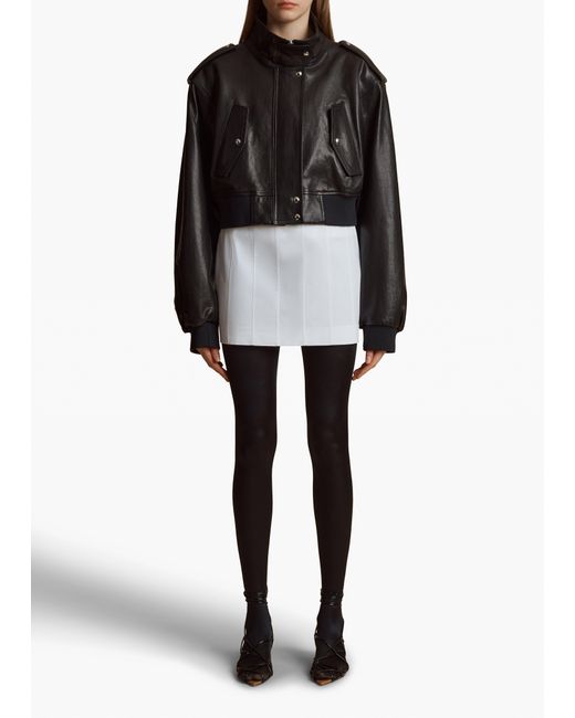 Khaite White Meelar Skirt