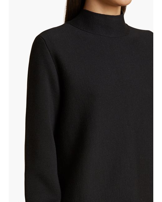 Khaite Black Calliope Top