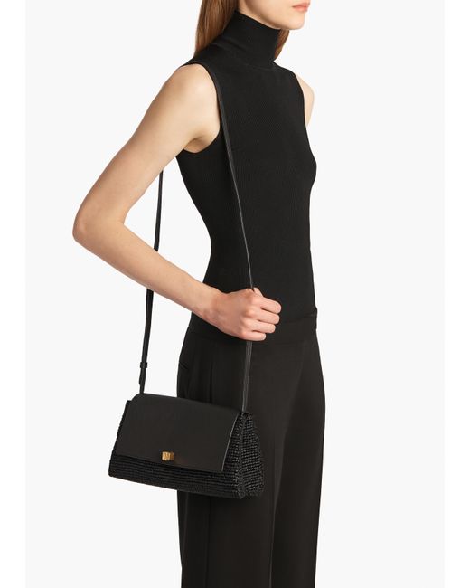Khaite Black Audrey Crossbody Bag